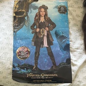 Disney Pirates of the Caribbean Captain Jack Sparrow costume for kids